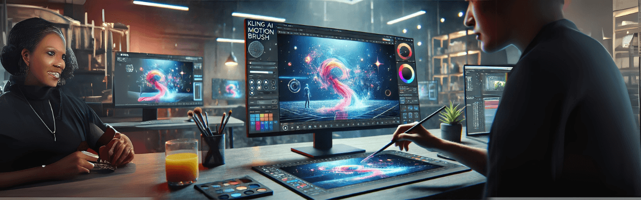 Kling AI Motion Brush Banner